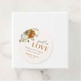 Rustic Fall Blume Brautparty Vielen Dank Geschenkanhänger