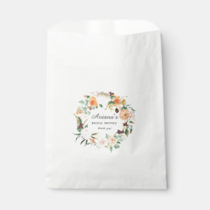 Rustic Fall Floral Brautparty Vielen Dank Geschenktütchen