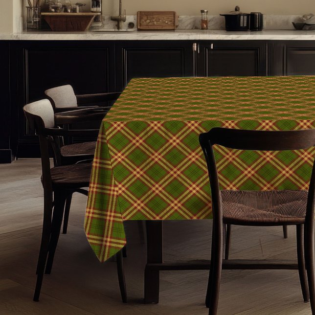 Rustic Fall Tablecloth Unique Plaid Birthday Gift Tischdecke (Rustic Fall Tablecloth Unique Plaid Birthday Gift)