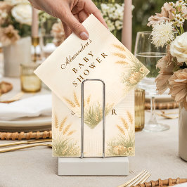 Rustic Farm Meadow Baby Shower Serviette