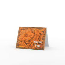 Rustic Flower Country Western Thank You