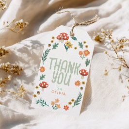 Rustic Forest Woodland Babydusche Vielen Dank Geschenkanhänger