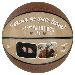 Rustic Forever auf Ihrem Team Valentine 2 Foto Basketball
