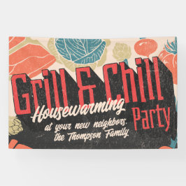 Rustic Friendsgiving Housewarming GRILLEN Erntedan Banner