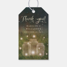 Rustic Garden Mason Jar Bezauberter Wald Gefallen Geschenkanhänger