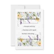 RUSTIC GARDEN ROMANCE RSP CARD