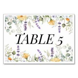 RUSTIC GARDEN ROMANCE RSP CARD TISCHNUMMER