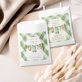 Rustic Gender Neutral Little Sprout Baby Shower Geschenktütchen