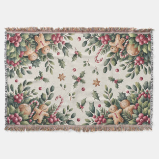 Rustic Gingerbread Holiday Decke