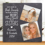 Rustic God machte uns zum Foto der besten Freundsc Fotoplatte<br><div class="desc">Feiern Sie Ihre beste Freundin und Freundschaft mit einer benutzerdefinierten Foto-Sake-Plakette. Ob Geburtstag oder Weihnachten - diese beste Freundplakette ist ein wunderbares Geschenk, das noch viele Jahre lang ein Schatz sein wird. Zitat : "Gott hat uns zu den besten Freunden gemacht, weil er wusste, dass unsere Mamas uns nicht als...</div>