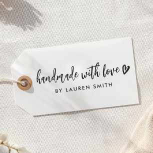 Rustic Hand Schrift handmade mit Liebe von Permastempel