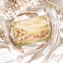 Rustic Highland Cow Diapper Raffle