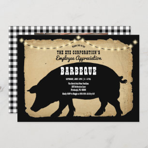 Rustic Hog Company Mitarbeiterbewertung GRILLEN Einladung