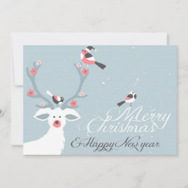 Rustic Holiday Reindeer Frohe Weihnachten