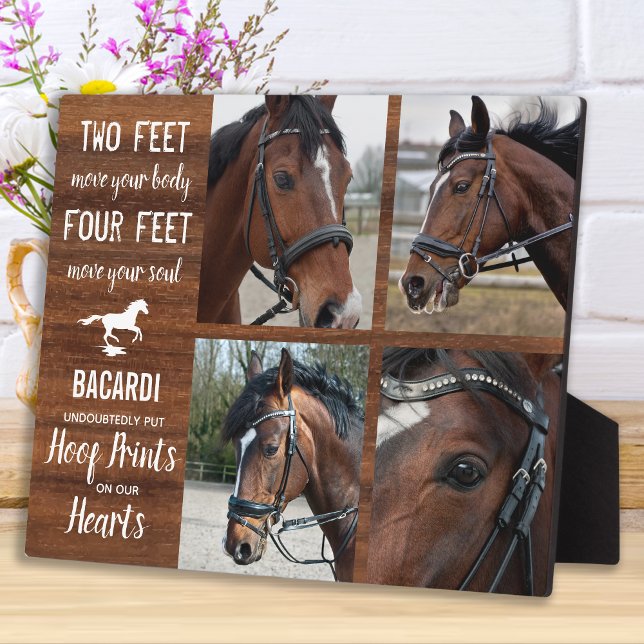 Rustic Horse Memorial Equine Fotolage Plaque Fotoplatte (Von Creator hochgeladen)
