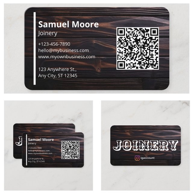 Rustic Joinery Visitenkarte (Rustic Joinery Business Card
)