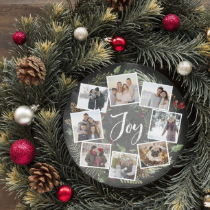 Rustic Joy Wreath   Foto Collage Weihnachten