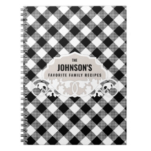 Rustic Kitchen Family Rezept Kochbuch Notizblock