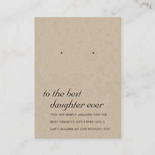 RUSTIC KRAFT DAUGHTER FREUNDFREUNDKARTE PLATZKARTE