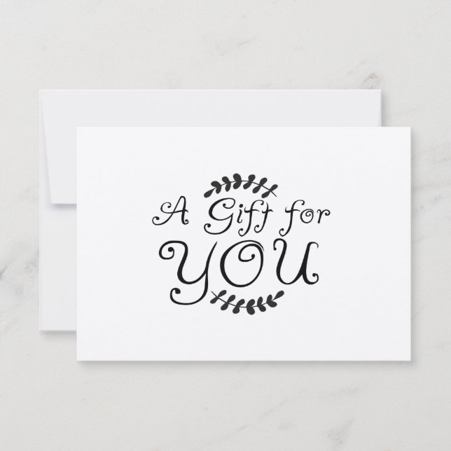 Rustic Kraft Gift Certificate (Vorderseite)