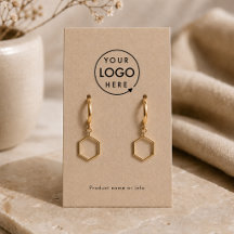 Rustic Kraft Logo Juwelierkarte