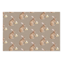 Rustic Kraft Paper Oaster Bunny Egg Hunt