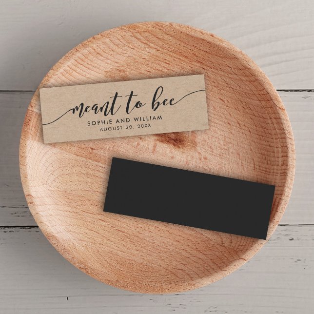 Rustic Kraft Relax Script Wedding Beant to Bee (Von Creator hochgeladen)
