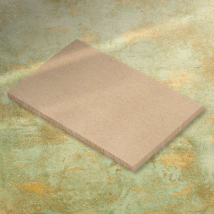 Rustic Kraft Simple Stylish Boho Post-it Klebezettel
