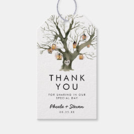 Rustic Lanterns Oak Tree Gastgeschenk Hochzeit Vie Geschenkanhänger