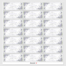 Rustic Lavender Eucalyptus Greenerity Guest Addres