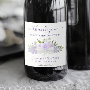 Rustic Lavender Lila Blumenhochzeit Vielen Dank