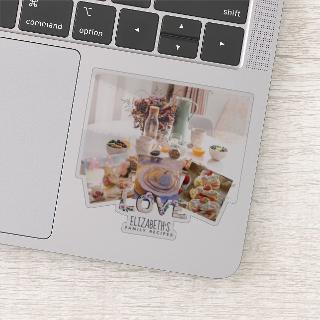 Rustic Lavender RECIPE Journal Add 4 Feinschmecker Aufkleber (Detail)