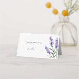 Rustic Lavender Wedding Platzkarte