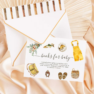 Rustic Little Fisherman Books for Baby Card Begleitkarte