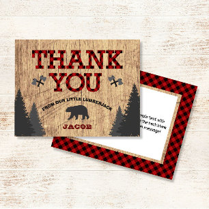Rustic Little Lumberjack Buffalo Kariert Danke