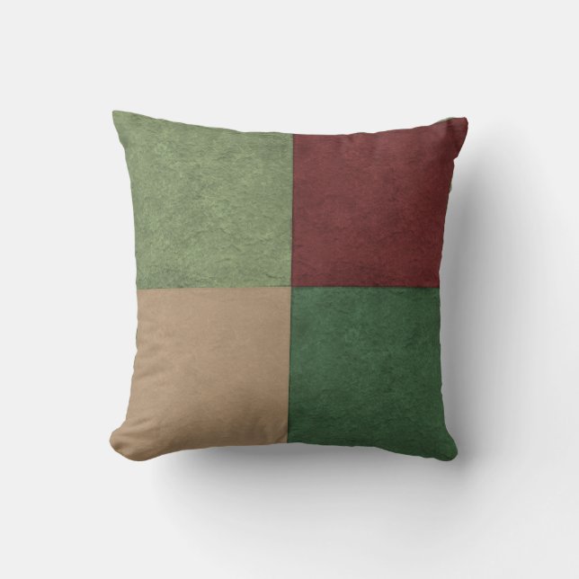 Rustic Lodge Lodge Pillow Kissen (Vorderseite)