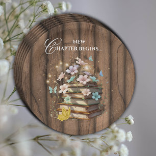 Rustic Magical Storybooks Baby Dusche Pappteller
