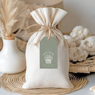 Rustic Market Garden Dusche Geschenkanhänger