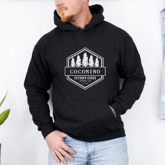 Rustic Masculine Forest Mountains Outdoors Hoodie