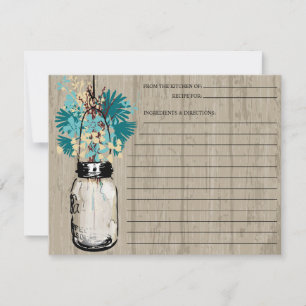 Rustic Mason Jar und Wildblumen   Rezept