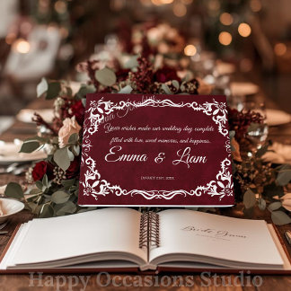 Rustic Mexican Wedding Guest Book Gästebuch
