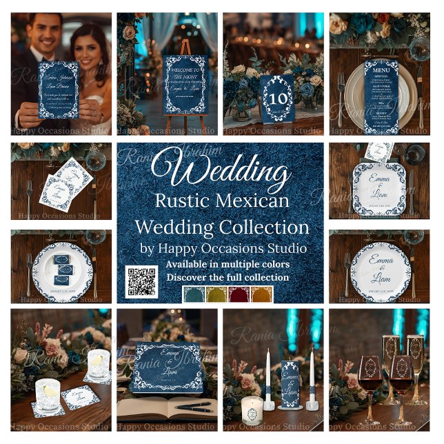 Rustic Mexican Wedding Paper Plates – Papel Picado Pappteller (Von Creator hochgeladen)