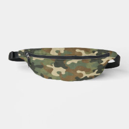 Rustic Military Camo Pattern Bauchtasche