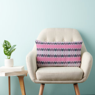 Rustic Monogram Chic Groovy Lendenkissen