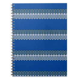 Rustic Monogram Chic Groovy Notizblock