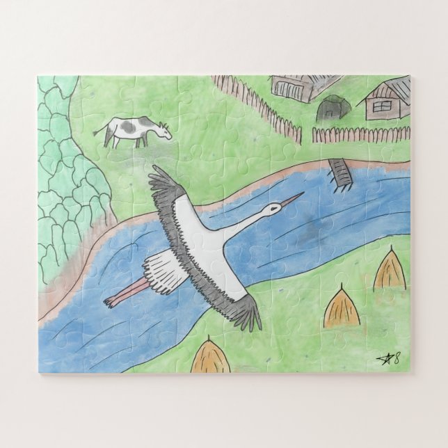 "Rustic motifs" Puzzle (Horizontal)