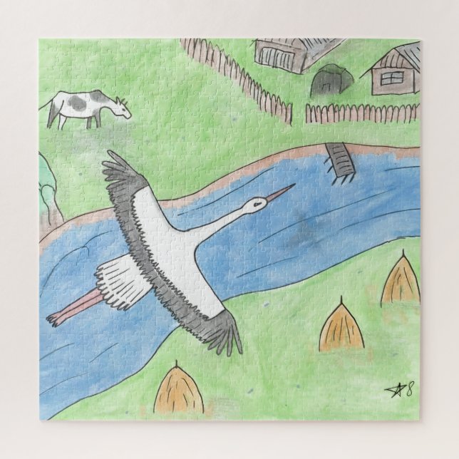 "Rustic motifs" Puzzle (Vertikal)