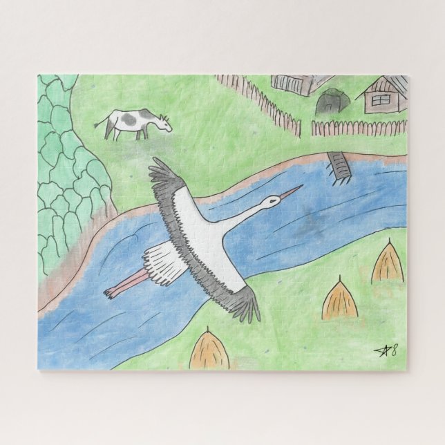 "Rustic motifs" Puzzle (Horizontal)