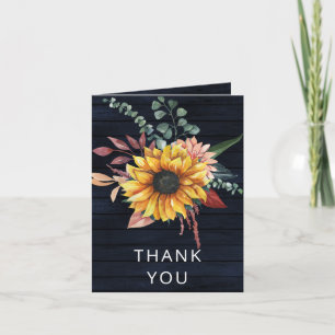 Rustic Navy Barn Wood Country Sonnenblumen Vielen Einladung