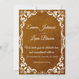 Rustic Papel Picado Mexican Wedding Invitation Einladung